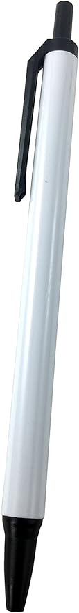 Pen Holder Clipboard, Letter Size, Low Profile Clip, Hardboard, 6-Pack (Pen Included)