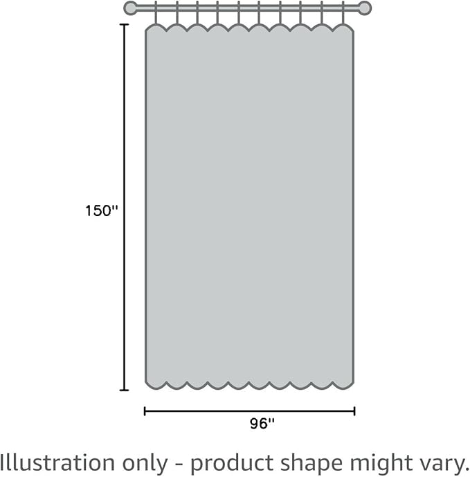BONZER Extra Wide Room Divider Blackout Curtain Total Privacy Wall Room Darkening Grommet Curtains for Apartment, Studio, 96L x 150W Inch (8L x 12.5W ft), 1 Panel, Red