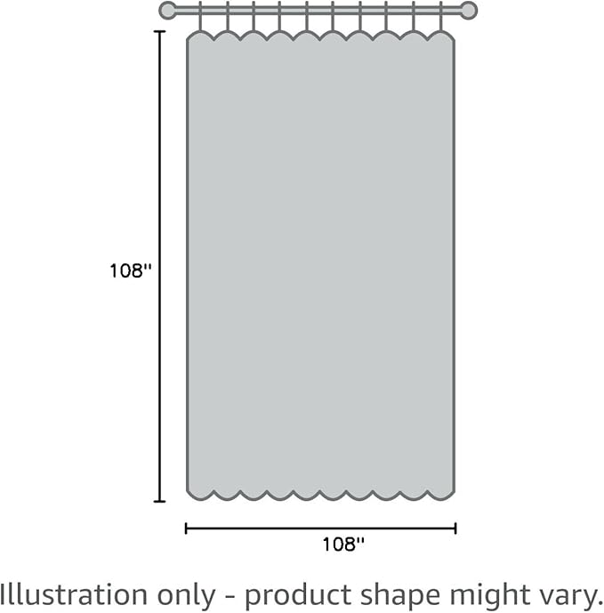 BONZER Room Divider Curtain Total Privacy Wall Noise Reducing Extra Wide Blackout Curtains for Patio Sliding Glass Door, 108L x 108W Inch (9L x 9W ft), 1 Panel, Khaki