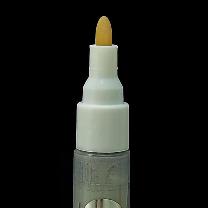 Kisangel 25Pcs Paint Marker Nibs Replacement Painting Pens Tips Permanent Marker Pen Points for Writing Stuff Devices