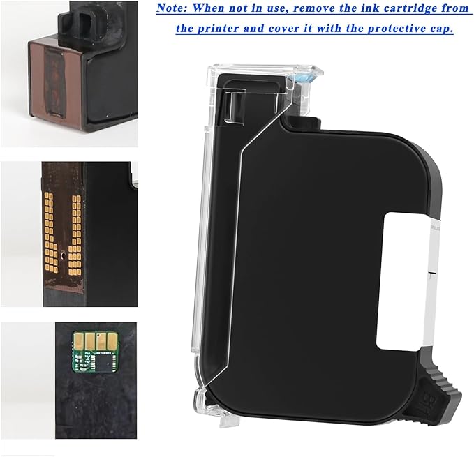 Original White Ink Cartridge for 1580P1 Handheld Printer - Quick-Drying Ink, 42ml