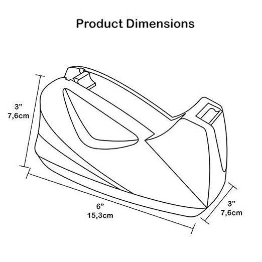 Acrimet Premium Desktop Tape Dispenser, Plastic, Non-Skid Base (Heavy Duty) (Pink Color)