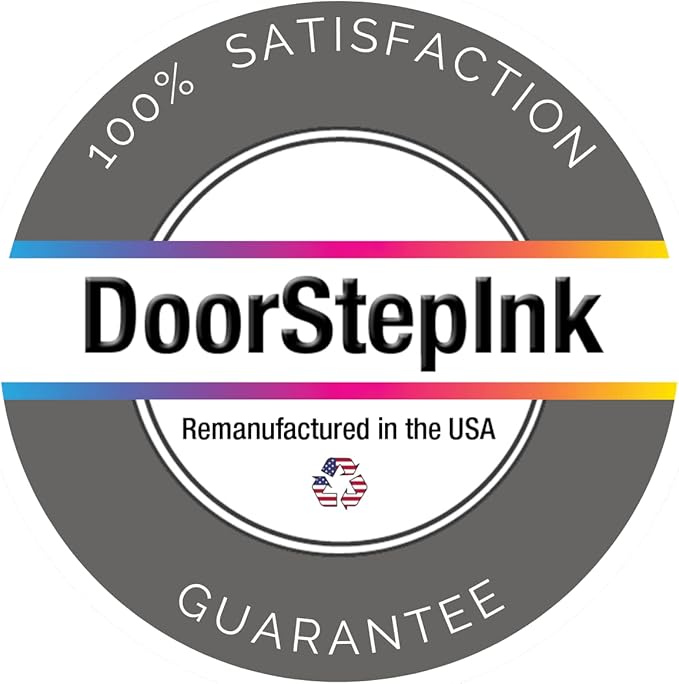 DoorStepInk Remanufactured Ink Cartridges for HP 15 C6615DN Black 2 Pack โ Compatible with HP DeskJet 810C, 812C, 825C, 825cvr, Officejet 5110, V40, 5110xi, PSC 500, 950, 750, High Yield USA Made