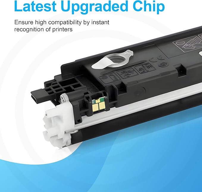 130A Toner Cartridge 4 Pack(with Chip) Remanufactured Compatible for 130A Toner Cartridge CF350A CF351A CF352A CF353A for Pro Color MFP M177fw M176n M177 M176 Printer(Black, Cyan, Magenta, Yellow)