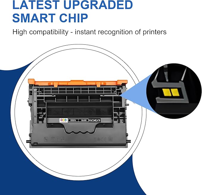 37A Toner Cartridges Black CF237A(with Chip) Compatible for 37A Toner Cartridges Work for Enterprise M607n M608dn M609 M608n M607dn M608x M609x MFP M632 M631 M631h M633fh Printer (Black, 1 Pack)