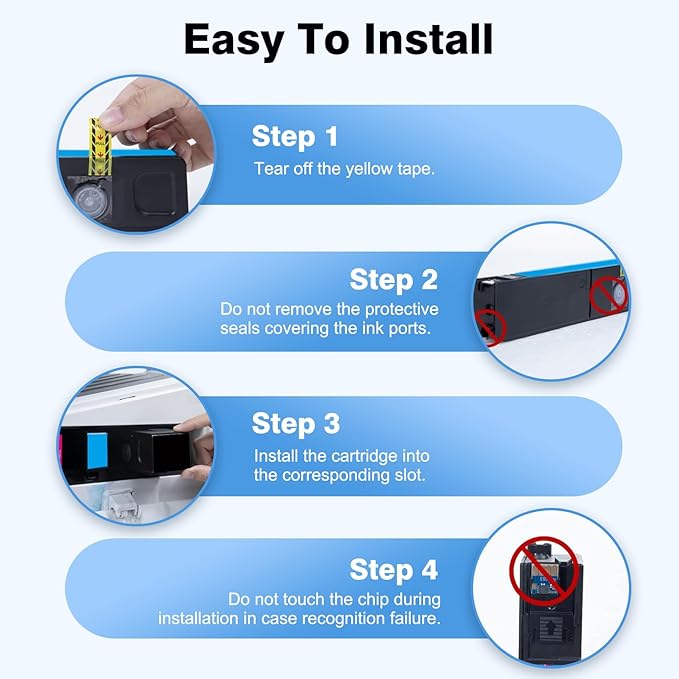 980 980X Remanufactured Ink Cartridge Replacement for 980X for HP Officejet Enterprise Color X555dn X585f X555xh Flow X585z MFP X585F X585dn Printer (1 BK 1 C 1 M 1 Y)-4pk