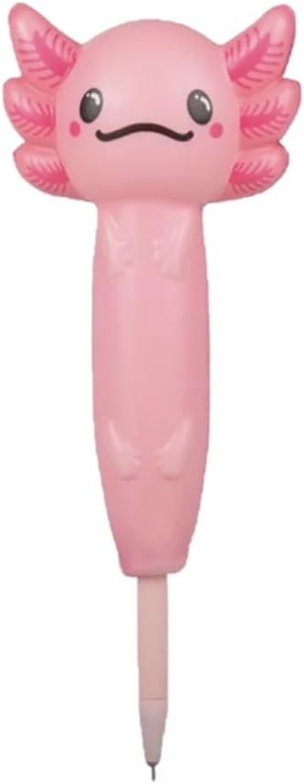 Axolotl 8” Squishy Pen 3 Pack – Office, School- Fun Squishy Pens- Anxiety, ADHD, Party Favors, Prizes, Office