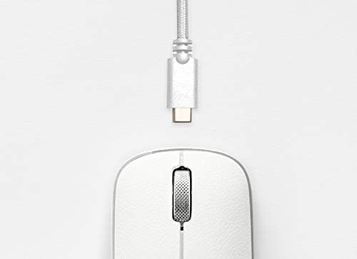 Azio Retro Classic Bluetooth Mouse (Maple) - Wireless, Genuine Leather Topped with Pixart Precision Tracker