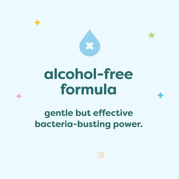 Babyganics Alcohol-Free Foaming Hand Sanitizer, Pump Bottle, Fragrance Free, 8.45 oz, 3 Pack