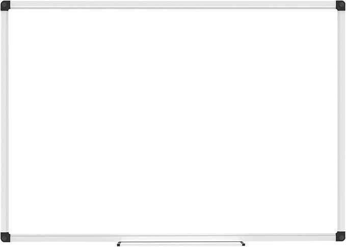 XBoard Magnetic Whiteboard 72 x 40 Inch, Dry Erase White Board for Wall with Marker Tray 6' x 3' | Aluminum Frame Message Presentation Board