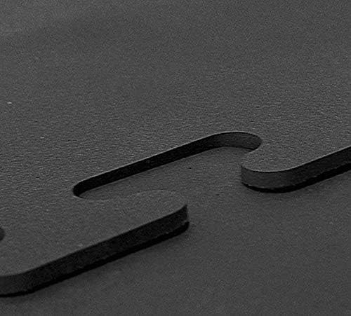 American Floor Tiles - Heavy Duty Stall Tiles - Stable/Horse Tiles - Thick, Durable Rubber Flooring Solid Black 8' x 12' Set 1/2" Thick (24 Tiles Total)