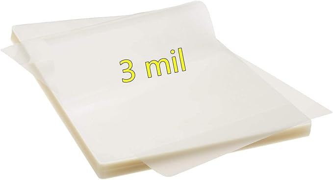 RyhamPaper Thermal Laminating Pouches, Laminating Sheets 9 x 11.5 Inches Letter Size 3 mil, 100 Pack Laminator Sheets for Sealed Document, Cards, Clear Laminated Finish, Round Corner, Waterproof