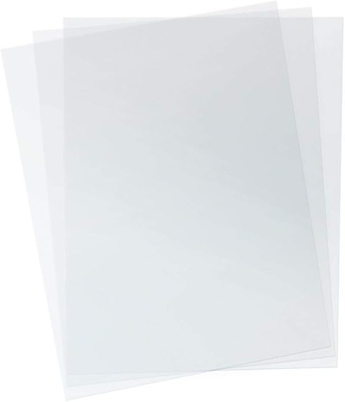 TruBind Binding Covers for Reports and Presentations - Crystal Clear PVC - 7 Mil Thick - Letter Size - 8 1/2 inch x 11 inch - Square Corners - Includes Tissue Interleaving - 100/Bx (CVR-07AST)