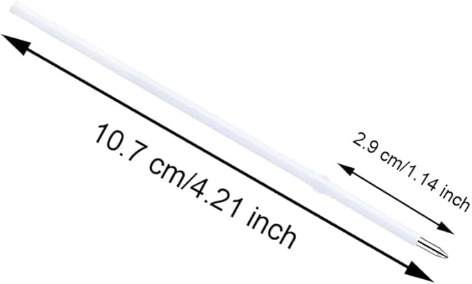 20 pcs 1mm Blue Color Replaceable Ballpoint Pen Refill School Office Supplies(4.2 inch)