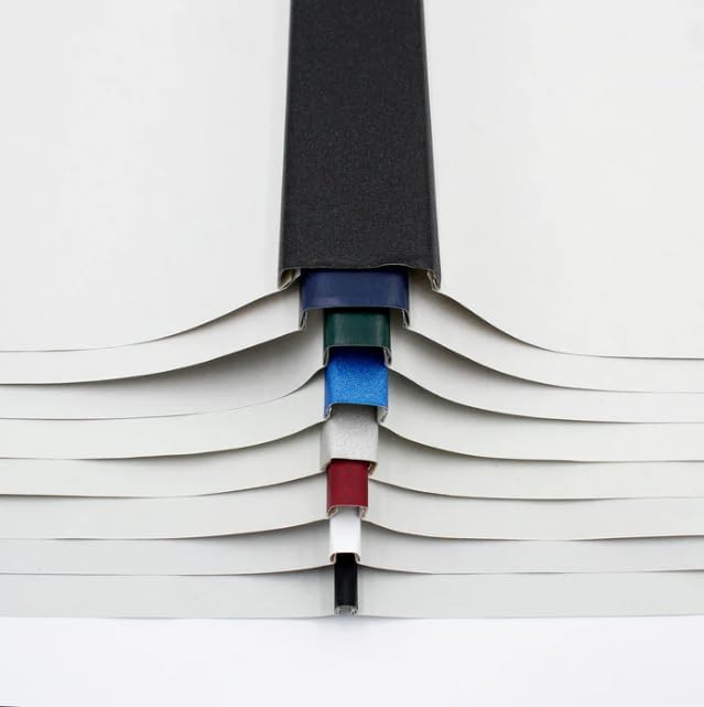 Thermal Binding Clear Covers with Steel Spine –for Thermal Binding Machines – Formerly Unibind – Used in Real Estate, Education and Various Businesses (White, 340 Sheets Max - 24/Box)