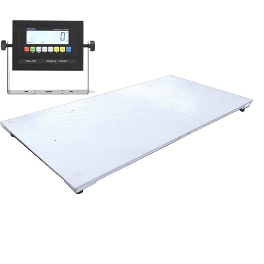 SellEton Non-NTEP Floor Scales, Accurate Pallet Scales with Smart Digital Indicator for Warehouse Shipping and Heavy Duty Industrial Weighing (48" x 96", 30.000 lb x 5 lb)