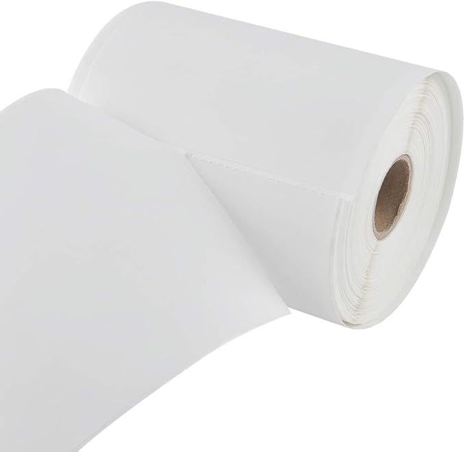 L LIKED 16 Rolls 4" x 6" Direct Blank Thermal Shipping Labels with 250 Labels/Roll - Compatible with Zebra 2844 ZP-450 ZP-500 ZP-505 (16 Rolls)