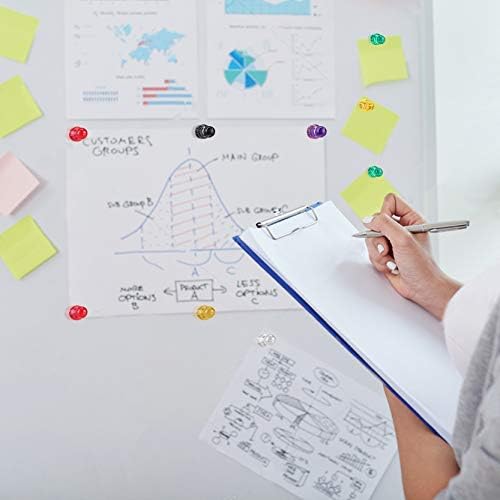 Ant Mag Magnetic Push Pins Strong Push Pin Magnets for Fridge Whiteboards Calendars Maps in School & Office Pack of 18 Red