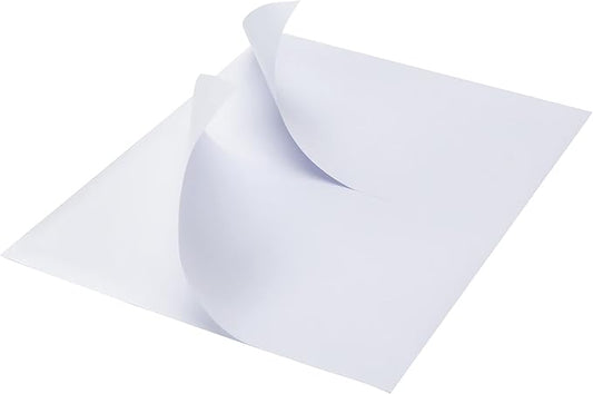 MFLABEL Half Sheet Shipping Labels - 200 Self Adhesive Sticker Sheets for Laser & Inkjet Printers, Waterproof & Smudge-Free, with 12 Free Fragile Labels for Packaging, Shipping and Crafting