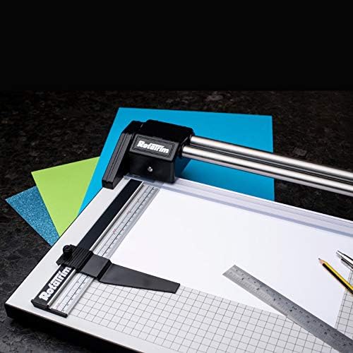 Rotatrim Pro 20 Inch Cut Professional Paper Cutter/Trimmer Precision Rotary Trimmer with Self-Sharpening Precision Steel Blades & Twin Stainless Steel Guide Rails (RCPRO20i)