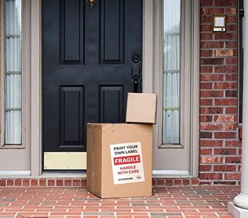 8.5" x 11" Shipping Labels Full Sheet Labels, Self Adhesive Printable White Sticker Paper for Laser & Ink Jet Printers (100 Labels)