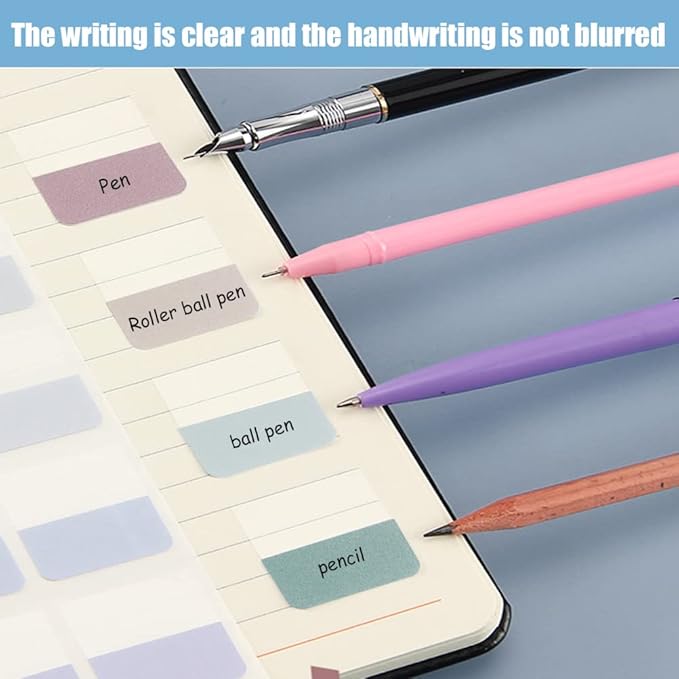 240 Pcs Sticky Index Tabs, Colored Book Sticky Tabs for Notebooks, Repositionable Page Tabs for Notebooks File Classification,12 Colors (1 Inch)