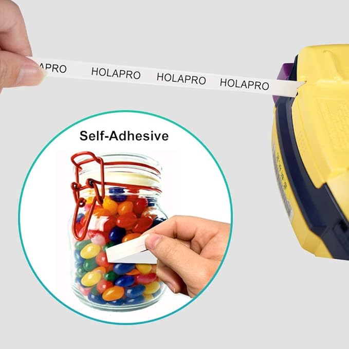 4 x Label Maker Tape Replacement for Brother P Touch M Tape M-K231 M-K231s MK231 MK-231 M231 12mm 0.47 White, Compatible with Brother P Touch PT-M95,PT-90,PT-70,PT-65,PT-85 Label Maker Refills,26.2 Ft