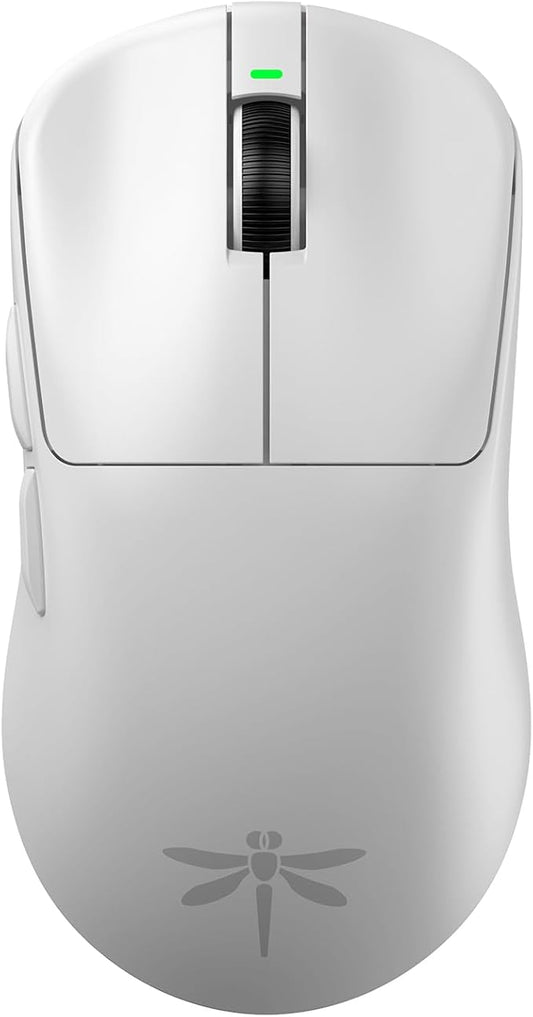 VGN Dragonfly F1 Pro Wireless Gaming Mouse - 49g Ultra-Lightweight, 26K DPI Optical Sensor, 6 Programmable Buttons, 65Hrs Battery, Esports Grade - Classic White