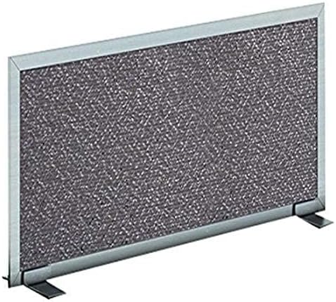 OBEX Acoustical Free Standing Privacy Screen, Cubicle Accessories Desk Privacy Panel, Desk Dividers for Office, Office Furniture Partitions Portable Sound Proof Dividers, 24" x 30", Graphite