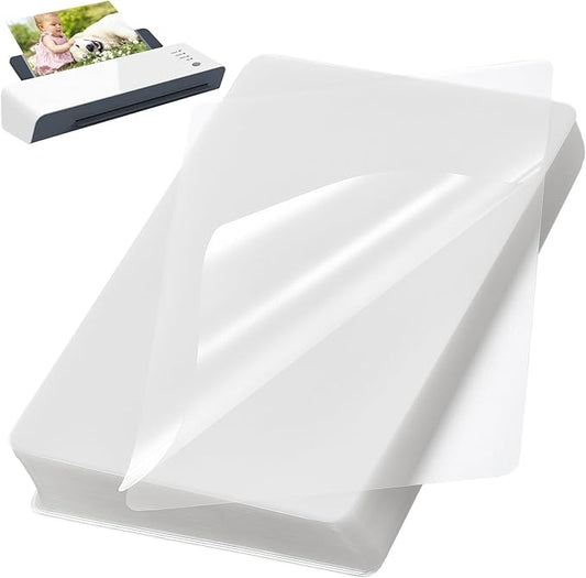 Clear Thermal Laminating Plastic Paper Laminator Sheets, 200 Pack 3 Mil Laminating Sheets, 9 x 11.5 Inch Thermal Laminating Pouches for Thermal Laminator