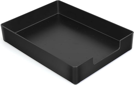 Letter-Size Tray, Desk Drawer Organizer, A4 Plastic Paper Tray, Multi-use Large Storage Basket for Office Home Supplies,13 x 9.6 inch