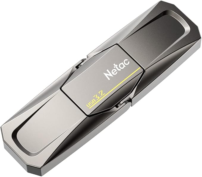 Netac 512GB Portable External USB Solid State Drive Type-c and USB 3.2 Dual Interface, up to 400MB/s for Data Storage, Expansion of Storage for Photos/Videos/Music/Files, US5