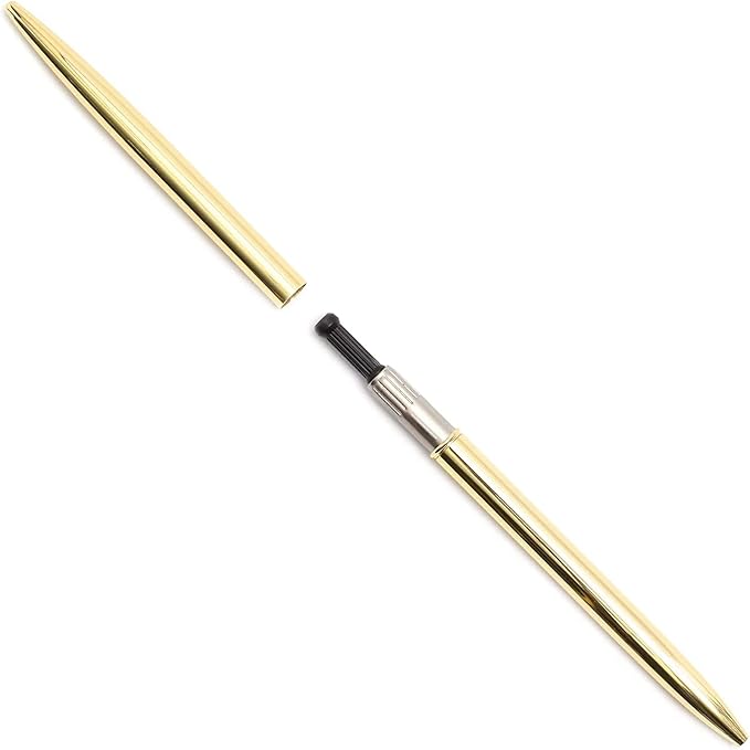 Juvale Gold Ballpoint Pens - Pack of 12, 1 mm Medium Point, Black Ink - Metal Twist-Action Design for Consistent Ink Flow - Pens for Wedding Guest Book & Gold Office Supplies