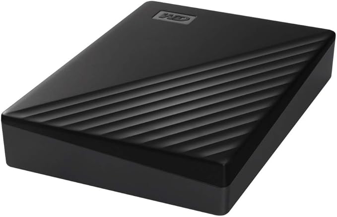 WD 5TB My Passport, Portable External Hard Drive, Black, backup software with defense against ransomware, and password protection, USB 3.1/USB 3.0 compatible - WDBPKJ0050BBK-WESN