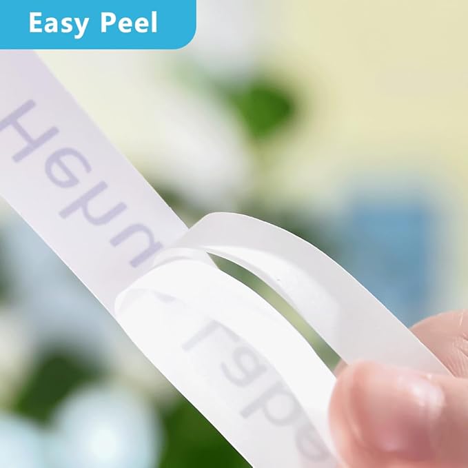 Hehua Compatible 8PK TZe TZ Tape 18mm 0.7 Laminated White Label Replacement for Brother Label Maker Tape TZe-241 TZe241 TZ-241 for P Touch PTD400 PTD600 PTP750W PT1880, 3/4 X 26.2ft, Black on White