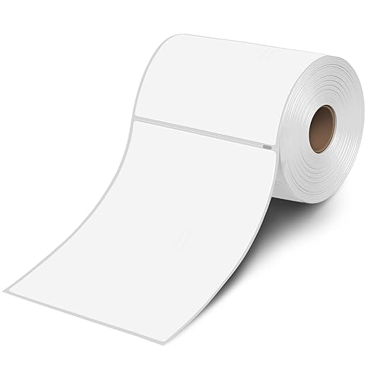 L LIKED 30 Rolls Compatible with Dymo 1744907 Internet Postage Labels 4" x 6" Shipping Labels Compatible with Rollo, DYMO 4XL & Zebra Desktop Printers (220 Labels Per Roll)