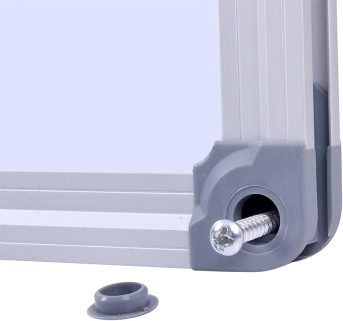 40 x 28-in Magnetic Dry Erase Board with Pen Tray| Aluminum Frame Portable Wall Large Whiteboard Message Presentation Board for Office & Classroom