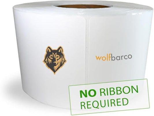 4" x 6" Direct Thermal Labels (4 Rolls, 4000 Labels) - 3'' Core, Perforations Between Labels - Zebra, Datamax, Godex, Sato, Intermec Compatible