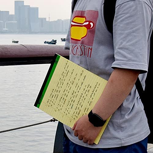 KAISA Thick Legal Pad Premium Writing Pads With Thick Chipboard Back Support, Wide Ruled 8.5x11 inch 20lb Recycled Paper Legal Pads, 50sheets/Pad,12pad, KSU-6917