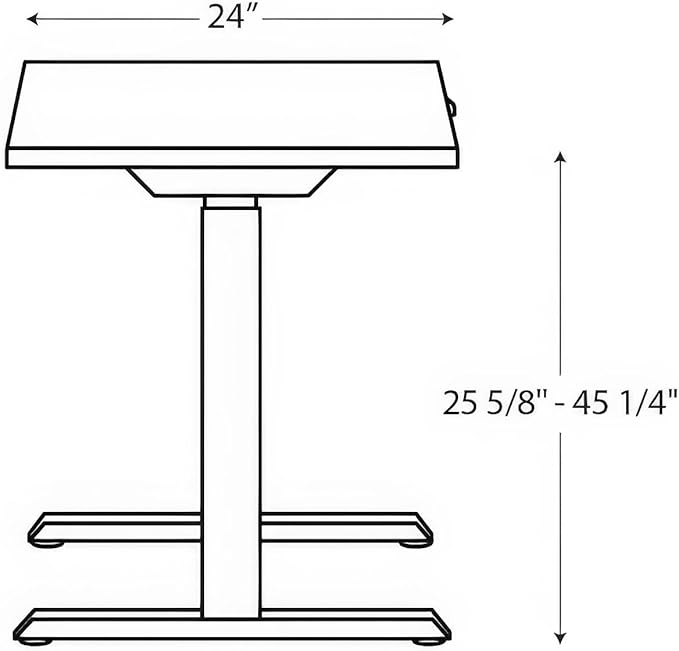 HON Coze Electric Standing Desk Adjustable Height, Coordinate Height Adjustable Desk, 54", Walnut Top, Silver Base