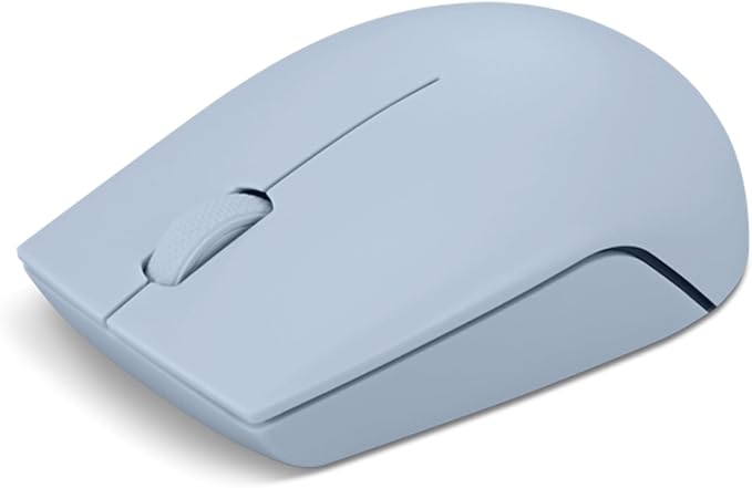 Lenovo 300 Wireless Mouse – Computer Mouse for PC, Laptop with Windows – Ambidextrous Design – 2.4 GHz Nano USB Receiver – 12 Month Battery Life