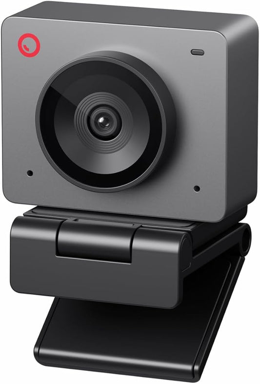 OBSBOT Meet SE 1080P 100FPS Webcam for PC, AI Framing Streaming Camera with 1/2.8" Sensor, Beauty Mode, Gesture Control, Staggered HDR, Web Camera for Desktop Computer, Laptop, Meeting.(Space Grey)