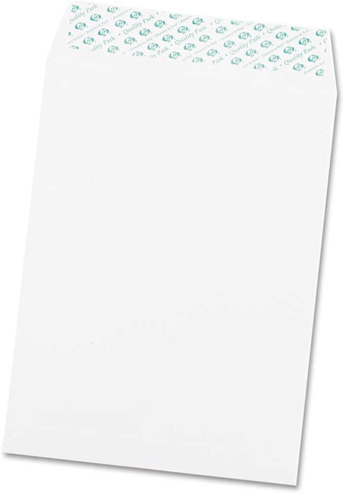 Quality Park 10 x 13 Catalog Envelopes with Redi-Strip Closure, 28 lb. White Wove, Great Option for Mailing, Storage and Organizing, 100 per Box (QUA44782)