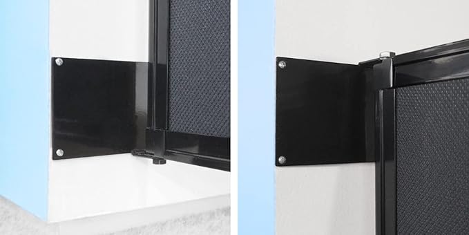 Wall-Mounted Sliding StraightWall Room Divider | Adjustable Widths | Locking Wheels | Room Separator | Up to 15'6" Wide x 6'10" Tall Mocha Fabric Panels