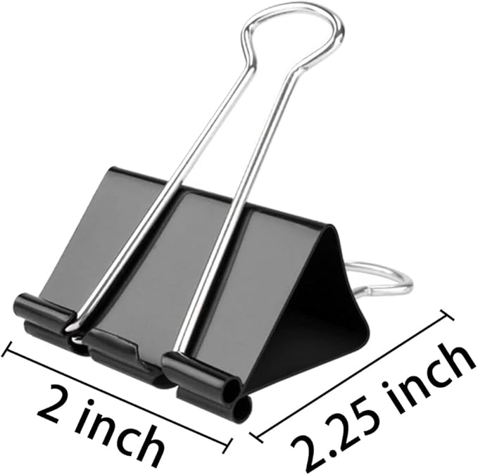 40Pack Extra Large Binder Clips for Office Home 2 inch