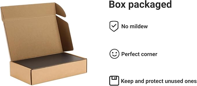 25 Pcs Book Board, Binder Board, Cover Board, Heavy Duty Chipboard for Book Binding, DIY Cardboard (Black, 10 x 12.5 Inch 80PT)