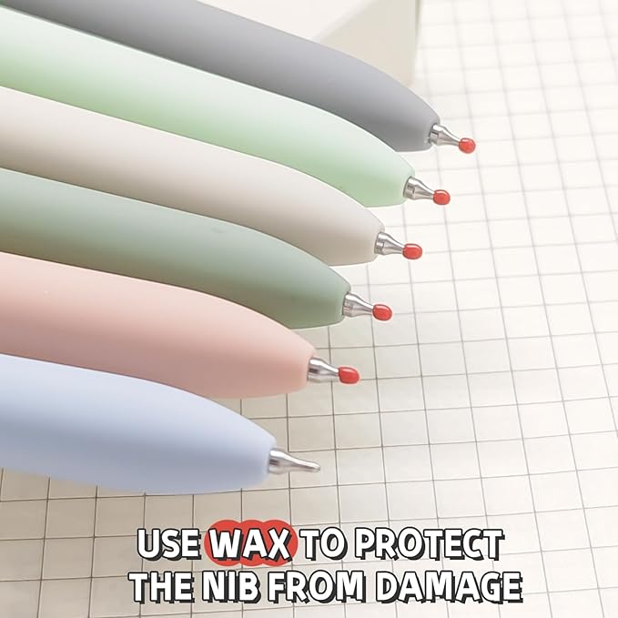 6 Pcs Gel Pens 0.5mm Quick Dry Black Ink Pens Fine Point Smooth Writing Pens, Cute Office and School Supplies Gifts for Women Teacher Students (6 Pcs Morandi Gold)