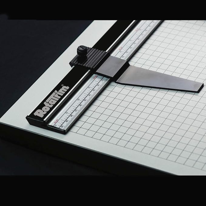 Rotatrim Pro 36 Inch Cut Professional Paper Cutter/Trimmer Precision Rotary Trimmer with Self-Sharpening Precision Steel Blades & Twin Stainless Steel Guide Rails (RCPRO36i)