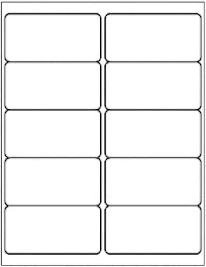 BESTEASY 10-UP Address Labels,/Address Mailing Labels 4000 Sheets Shipping Sticker Labels Compatible Laser/Ink Jet Shipping Labels(40000 Labels)