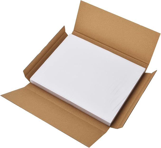 White Sticker FBA Labels – 4" x 3.33" – Laser/Inkjet Compatible – (6 Label/Sheet), 1000 Sheets - 6000 Total Adhesive Labels